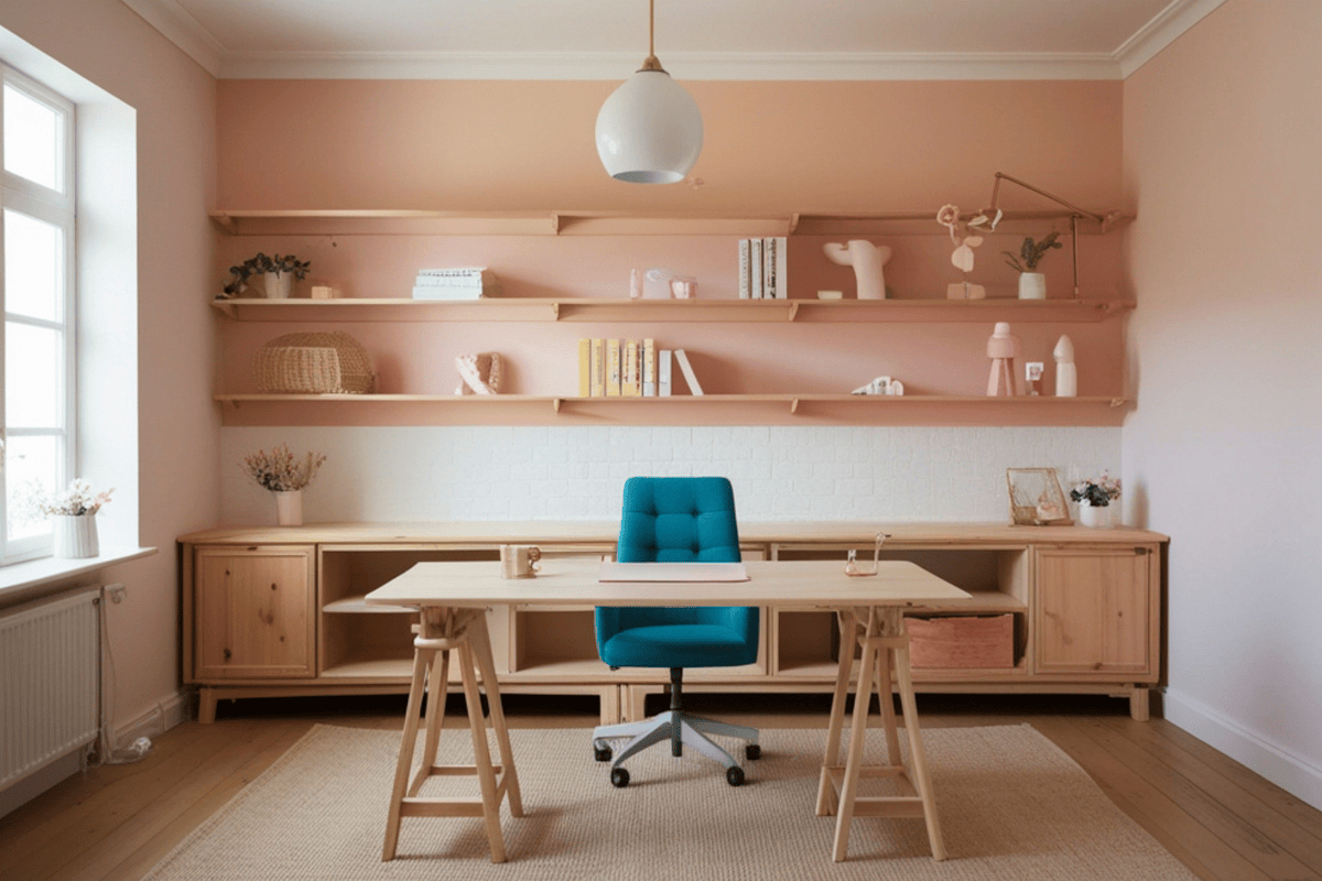 Basement home office