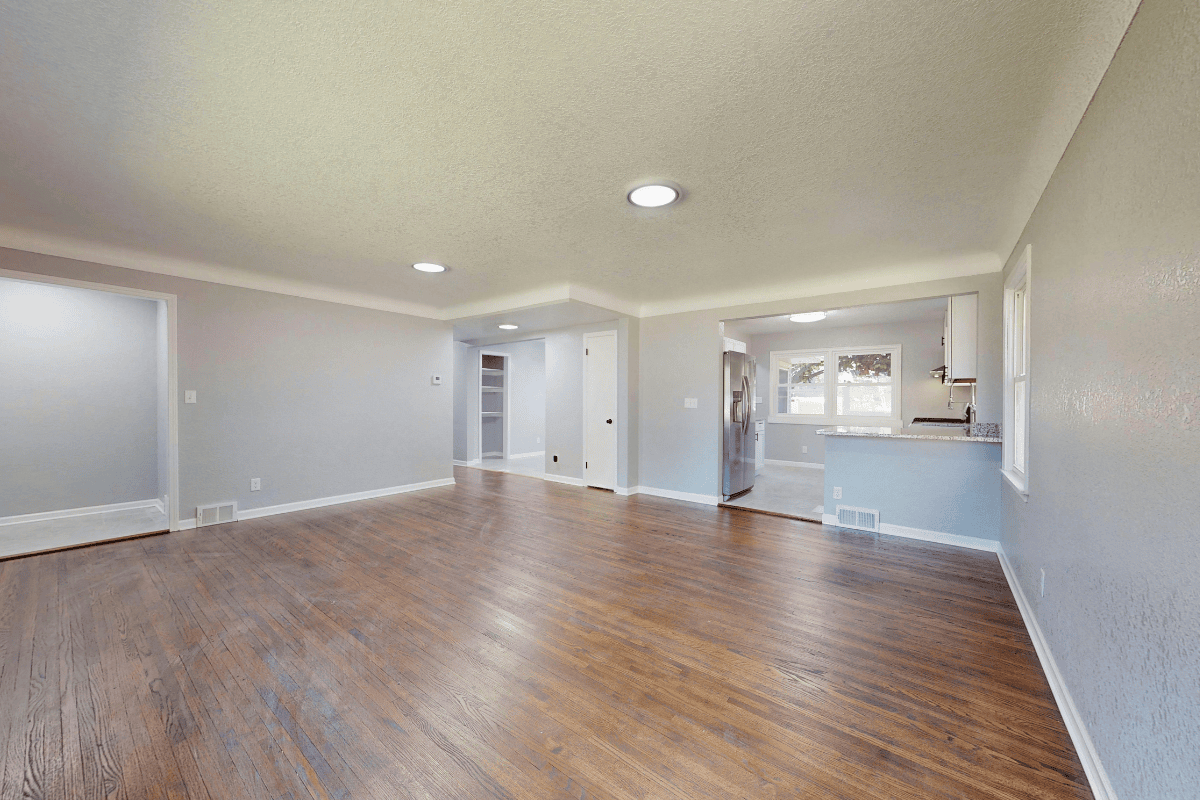 Open concept renovation