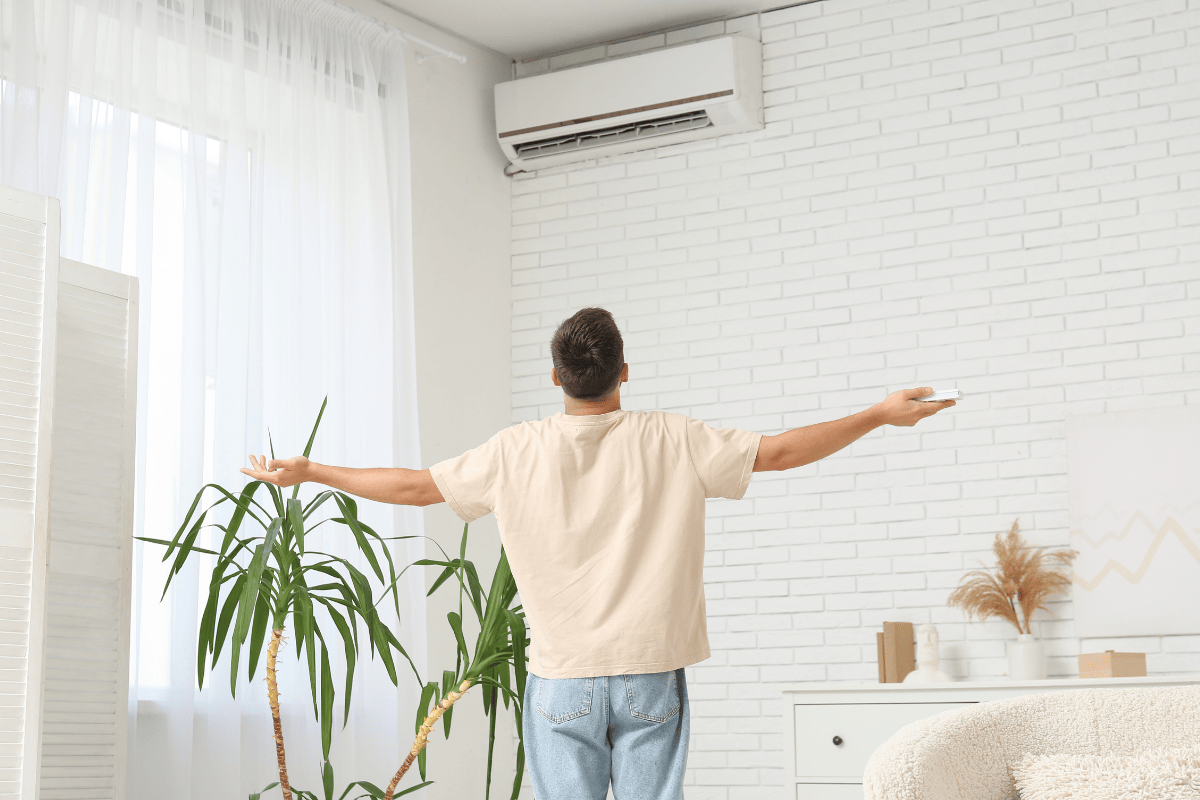 Ductless mini-split AC unit