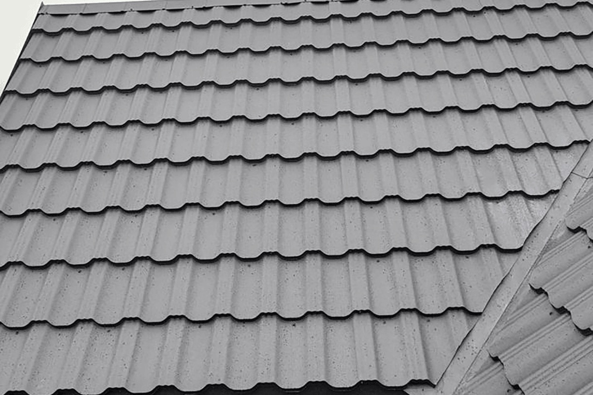 After — new metal roof